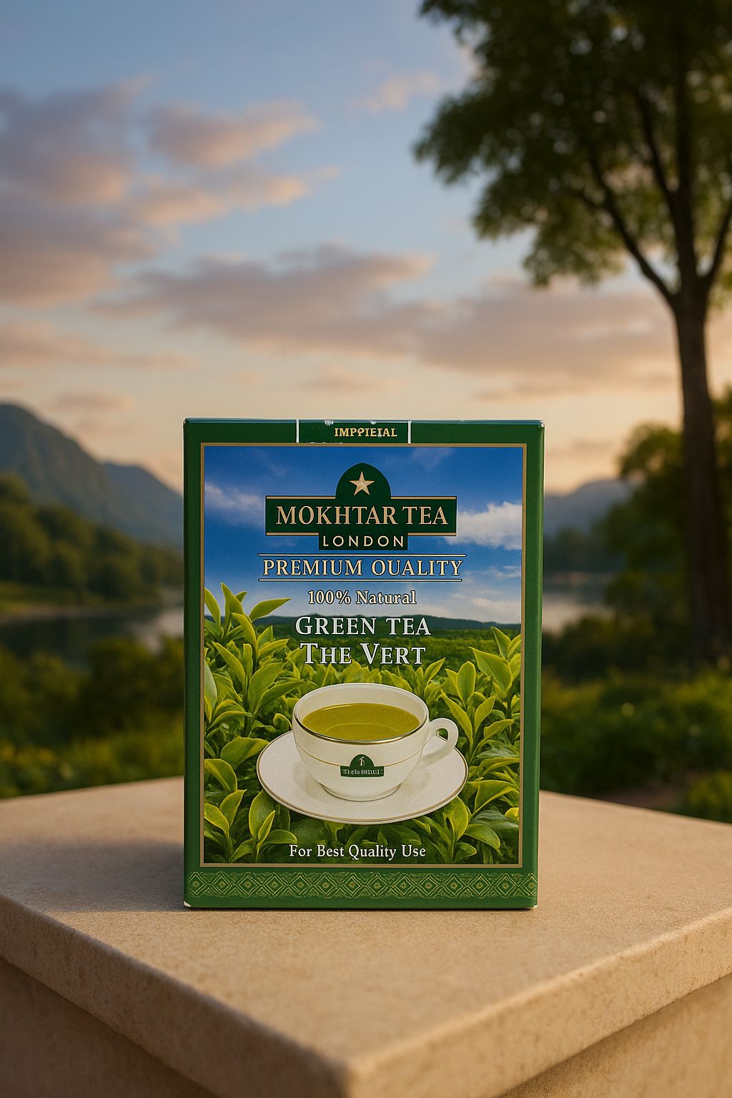 Mokhtar Tea London – Premium Quality Green Tea 500g/ چای سبز مختار