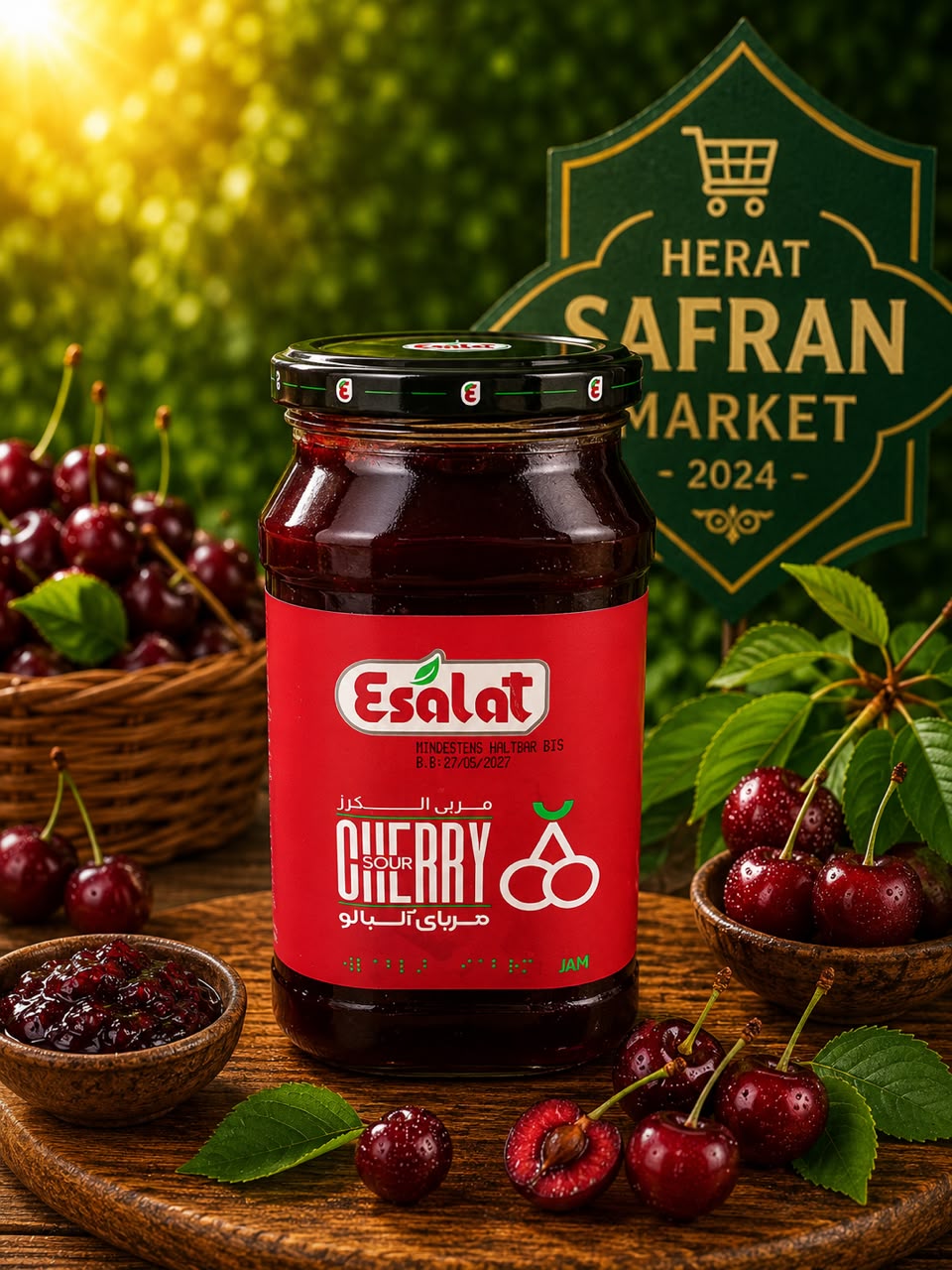 Esalat Sauerkirschmarmelade 750g