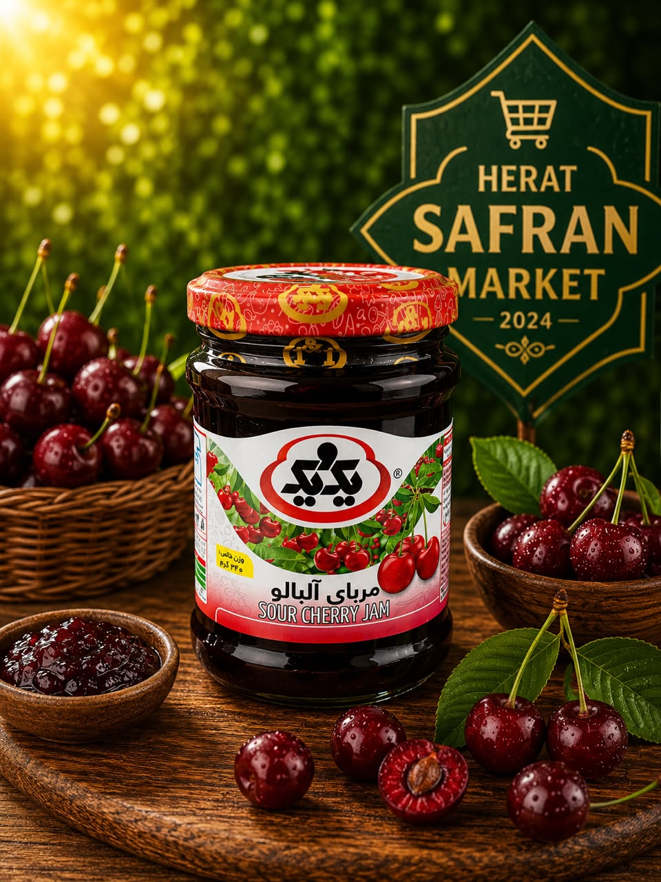 1&1 Sauerkirschmarmelade 340g
