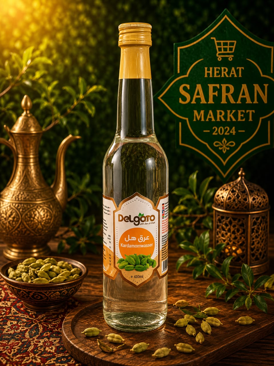Delgato Kardamomwasser 410ml