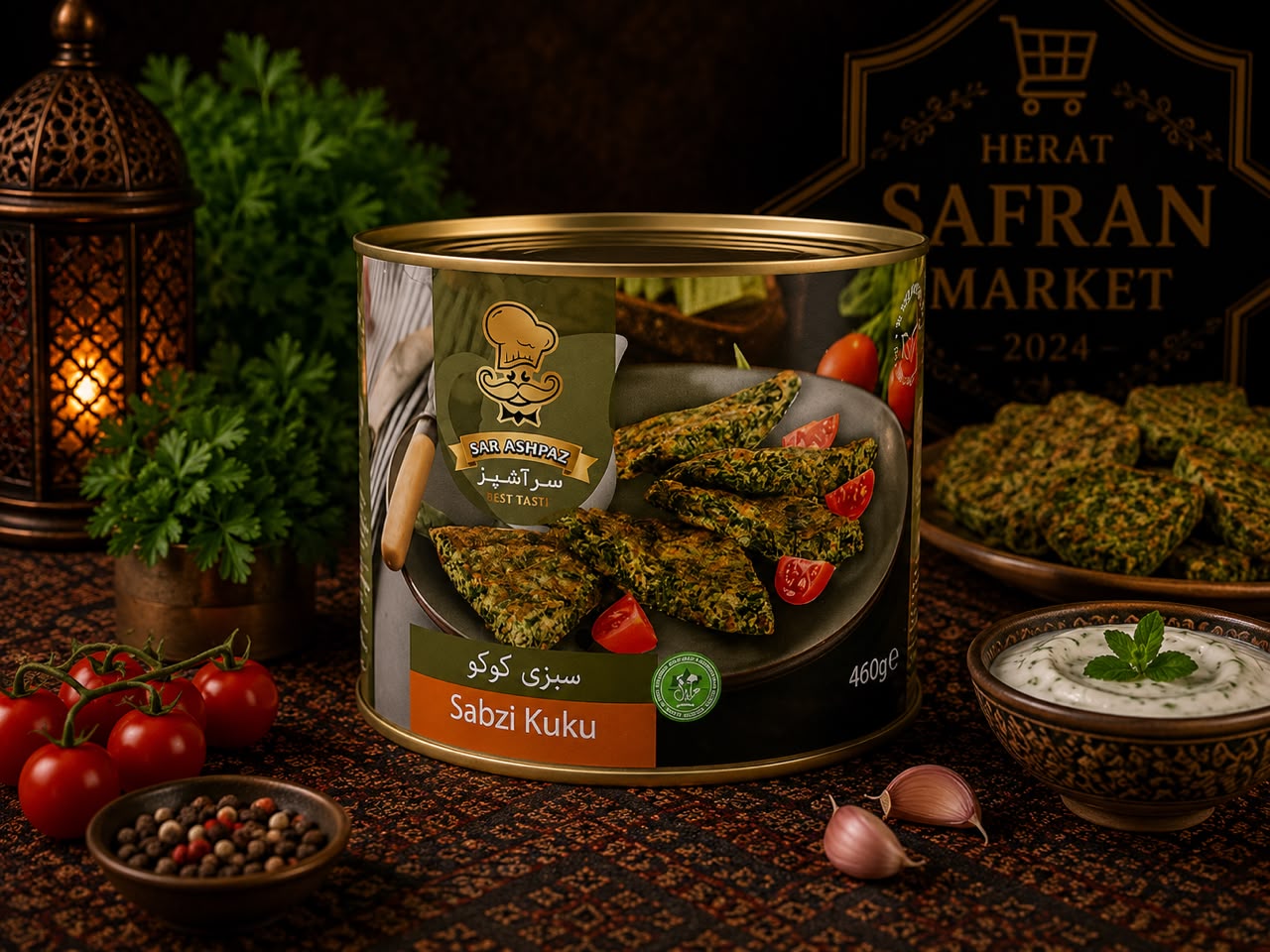 Sar Ashpaz Sabzi Kuku – Persische Kräuter-Frittata (460 g)