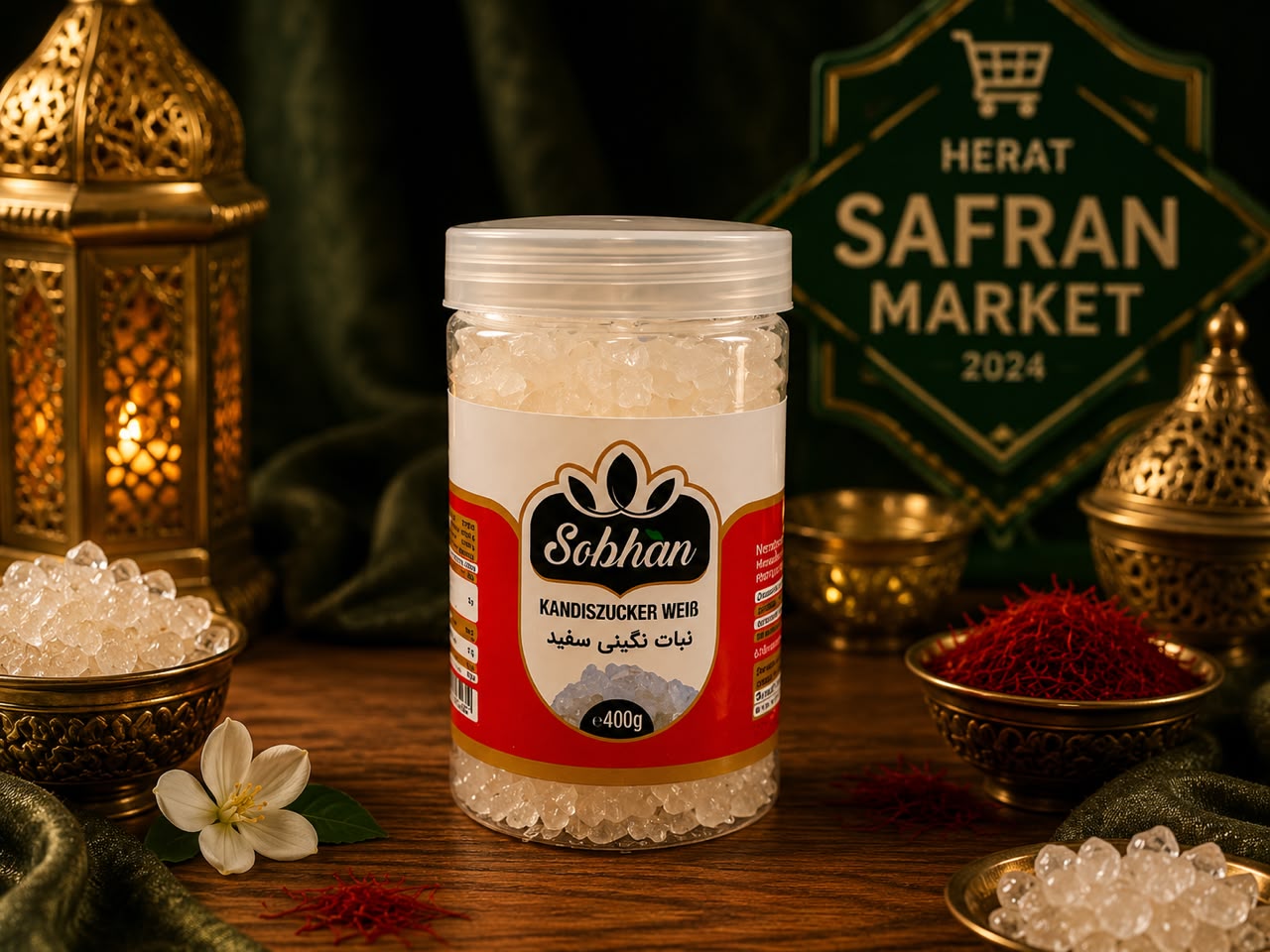 Sobhan Weißer Kandiszucker 400g