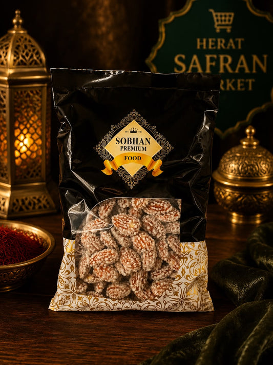 Sobhan Premium Gezuckerte Mandeln – Knackige Zucker-Mandeln 400g
