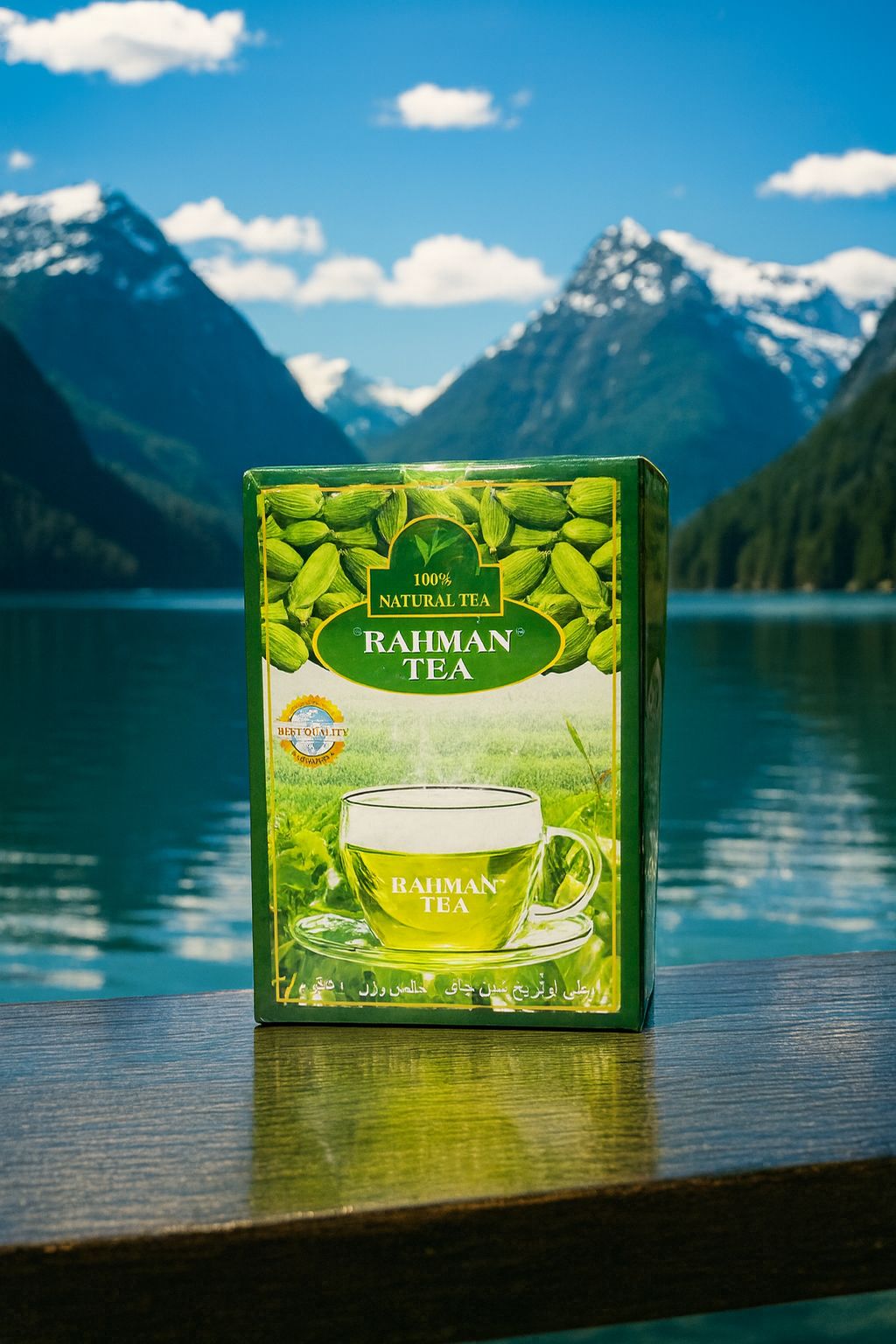 Rahman Tea – 100% Natur Grüner Tee mit Kardamom 500g/ چای رحمان ۵۰۰ گرمه