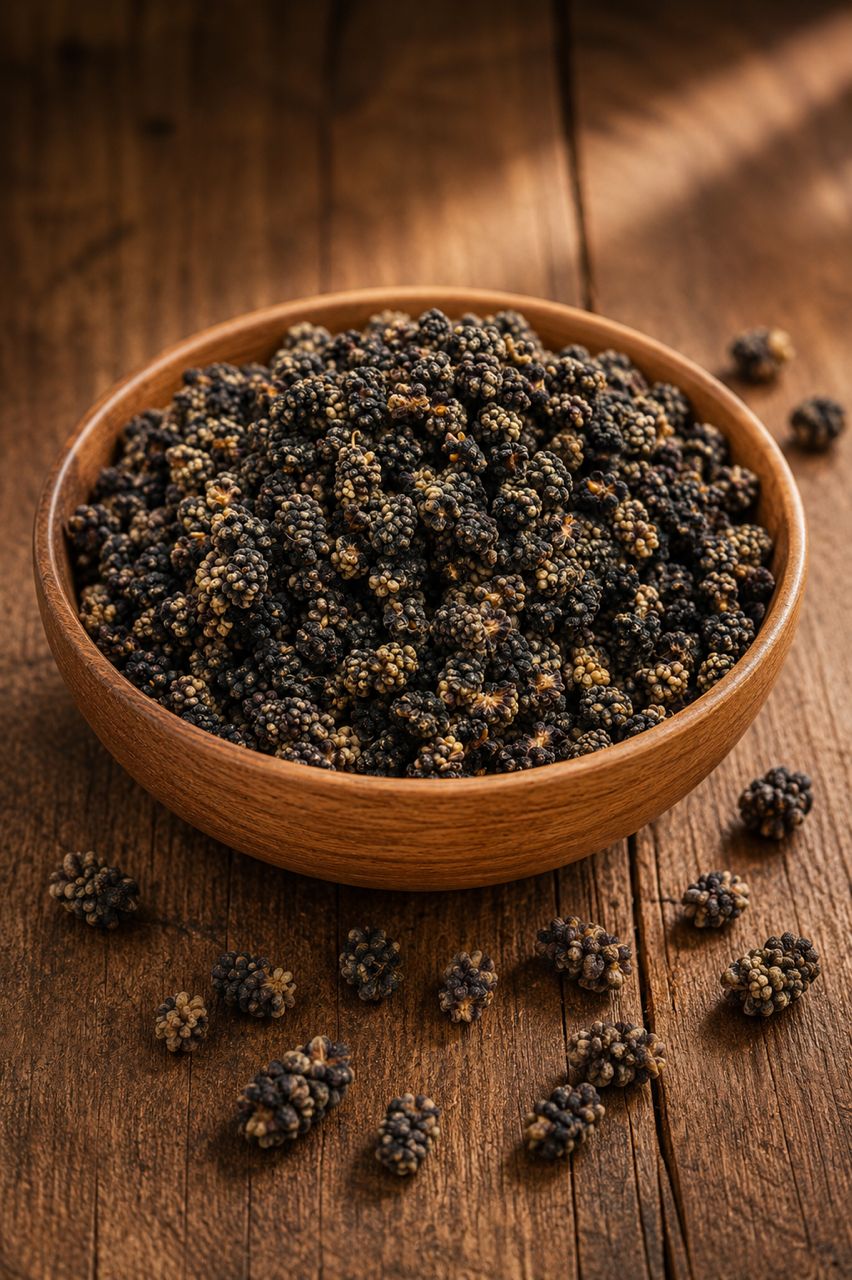 Schwarze Maulbeeren – getrocknet