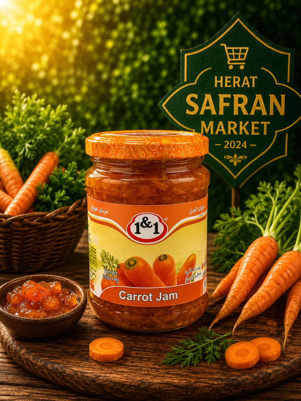 1&1 Karottenmarmelade 350g