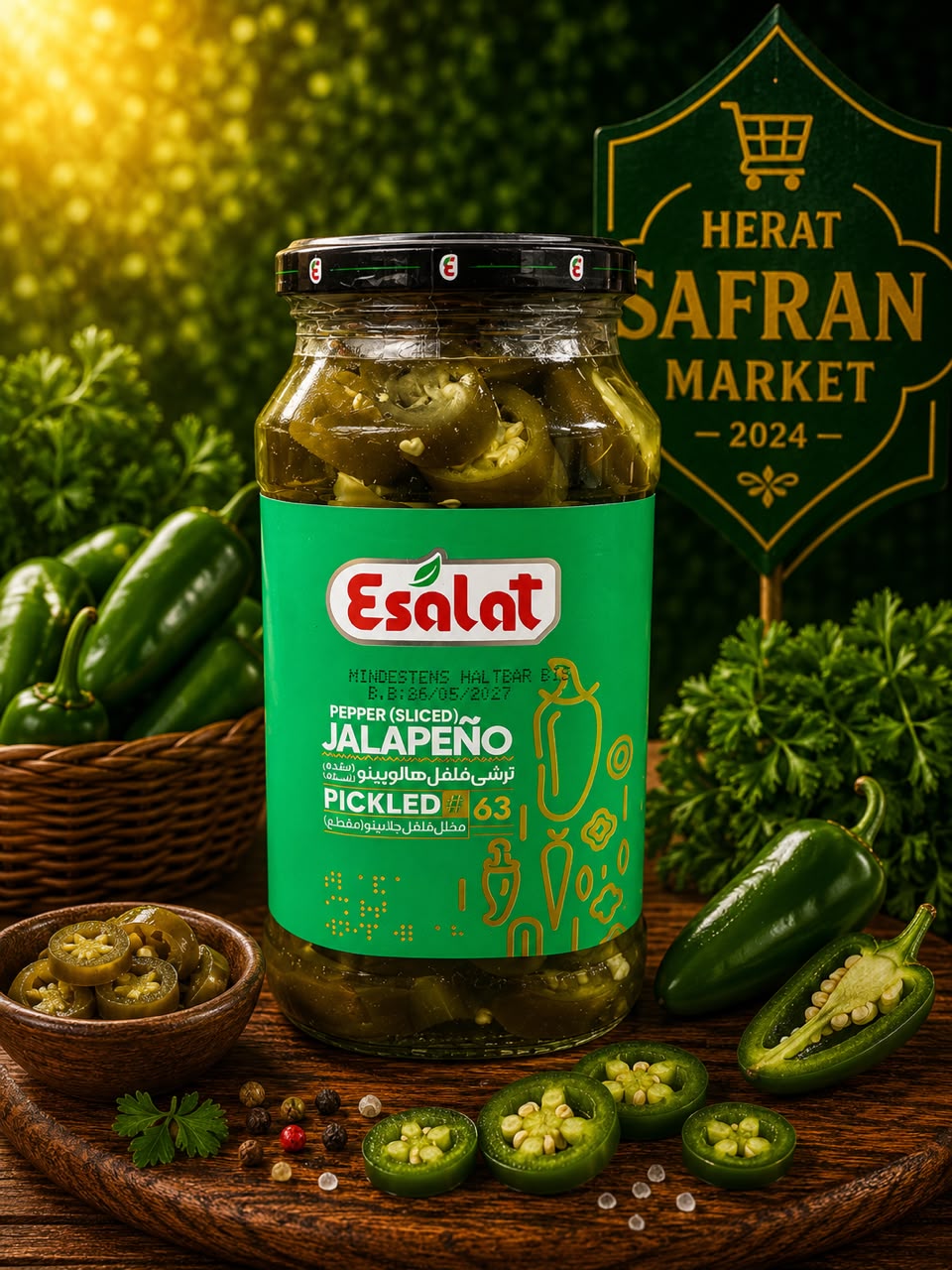 Esalat Jalapeño Scheiben 570g