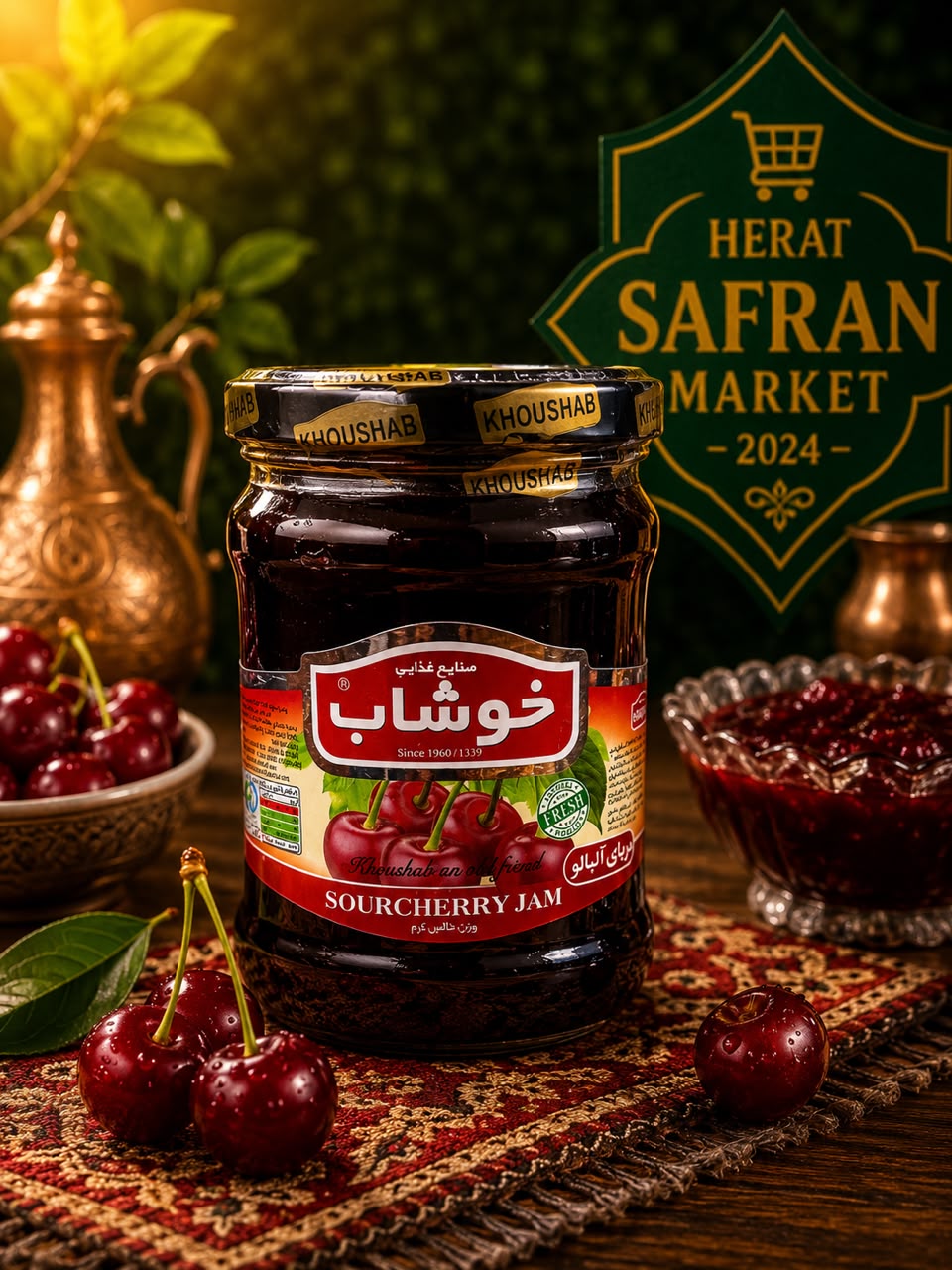 Khoshab Sauerkirschmarmelade 290g