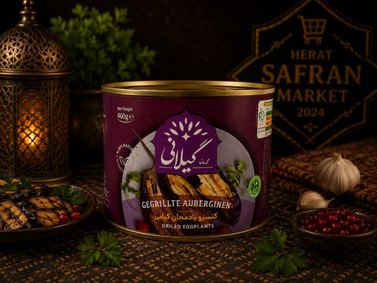 Gilani Gegrillte Auberginen – Grilled Eggplants (460 g)