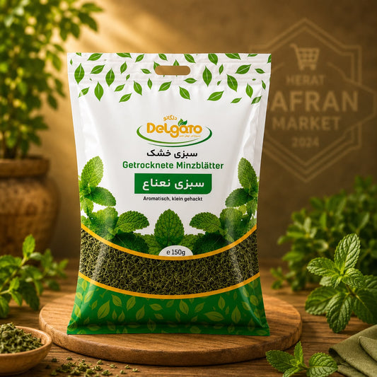 Delgato Getrocknete Minzblätter – 150 g