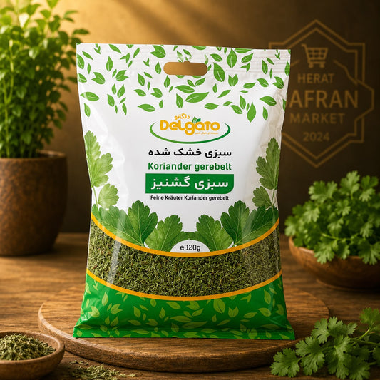 Delgato Getrockneter Koriander (gerebelt) – 120 g